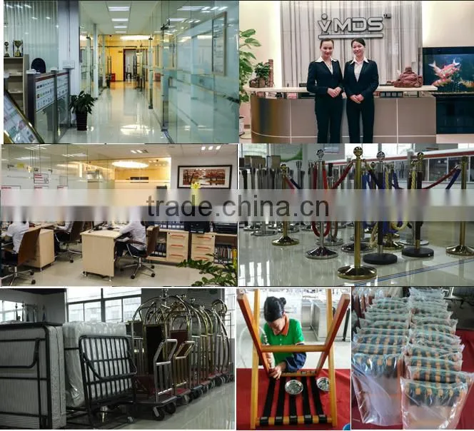 GZ MAX X-4 Coffee color powder coated metal luggage rack for hotels