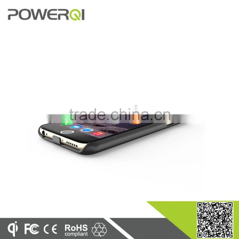 Qi compatible wireless charging receiver case with dismountable connector for iPhone6(i600)