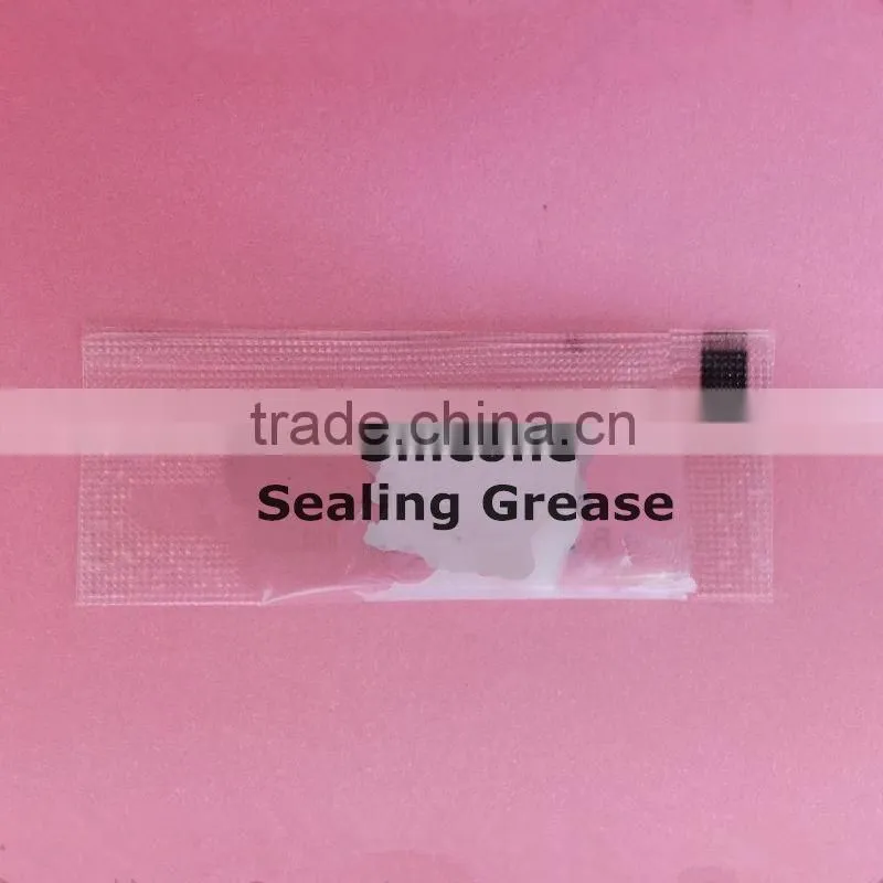 Water resistance silicone sealing grease in plastic packet