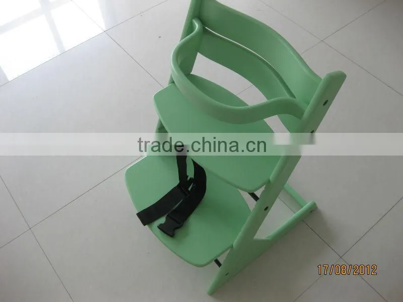 Wooden baby high dining chair