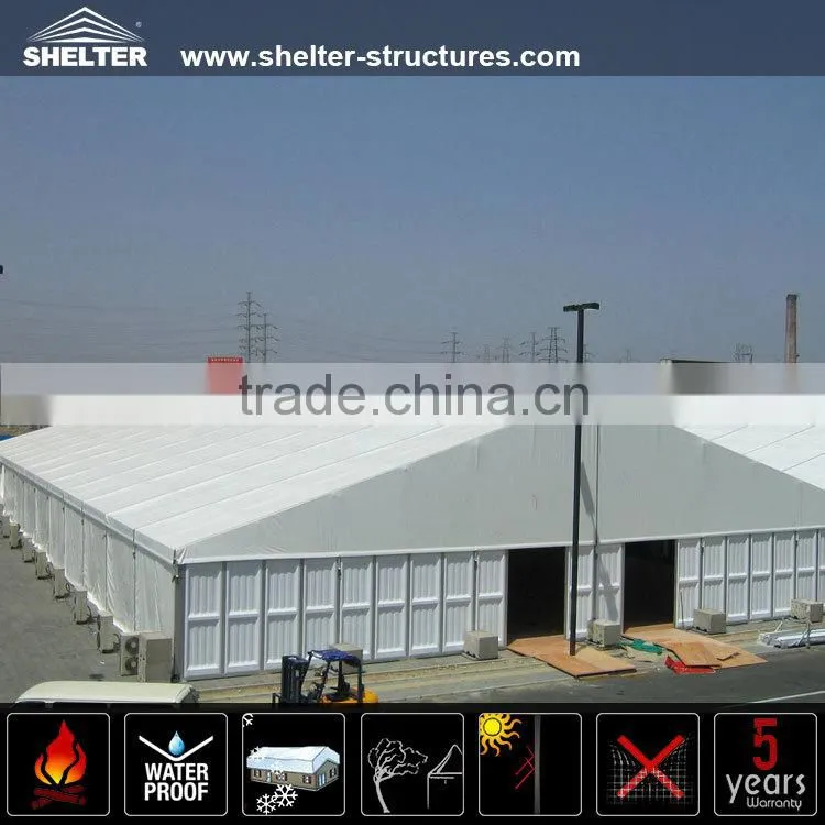 30x50 Aluminum frame permanent outdoor warehouse tent