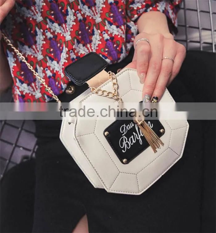 2016 new summer fashion stereo types chain handbag shoulder bag,perfume bottle bag
