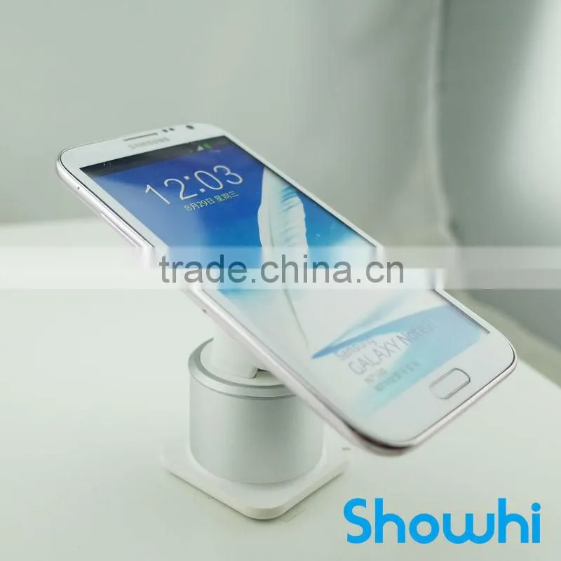 Showhi popular anti theft with alarm and charge function new security display stand for cell phone HSR8502