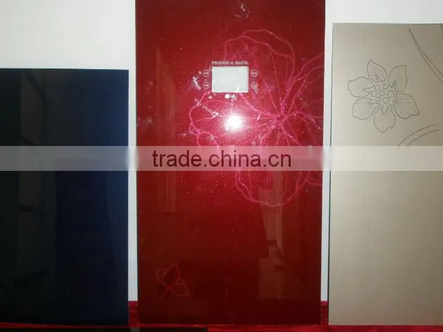 Printed water cut glass with AS/NZS 2208:1996 and EN12150 certificate