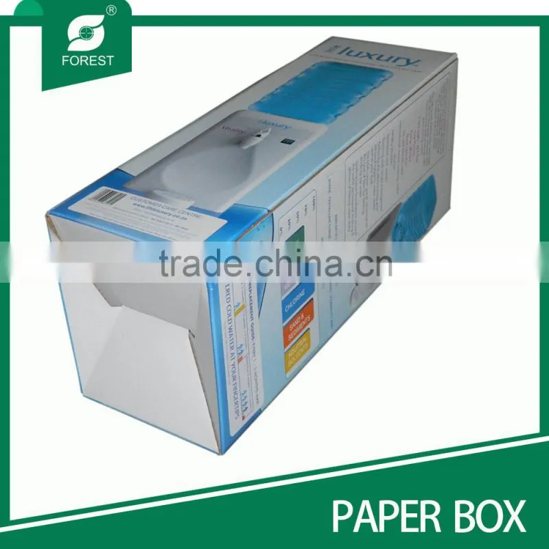 FOLDABLE PAPER BOX WITH LIGHT PRINTING