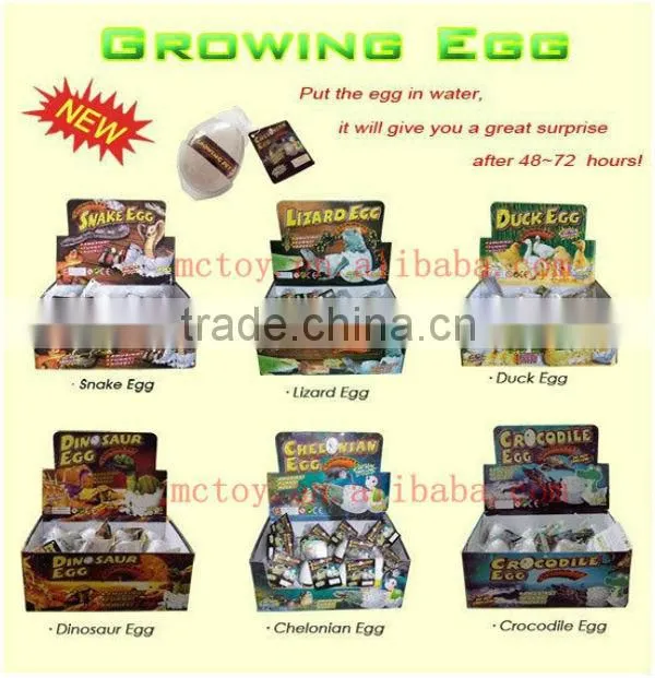 MIni size growing dinosaur eggs /novel pet eggs toy / water growing egg toys