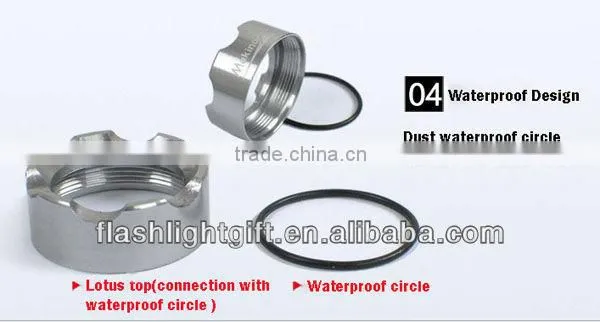 Cree Q5 Aluminum Alloy LED 18650 torch