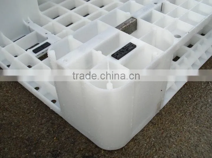 Plastic single face hdpe recycled shipping used euro pallet