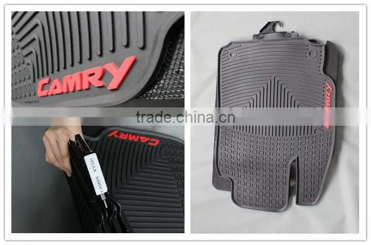 2016 New Full Set Position Rubber PVC Auto Car Floor Mats For TOYOTA CAMRY
