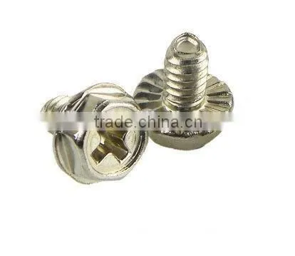 Big Head A4 Stainless Steel Screw Full Threaded Hexagon Flat Countersunk Head Machine Screw With Different Size Are Acceptable