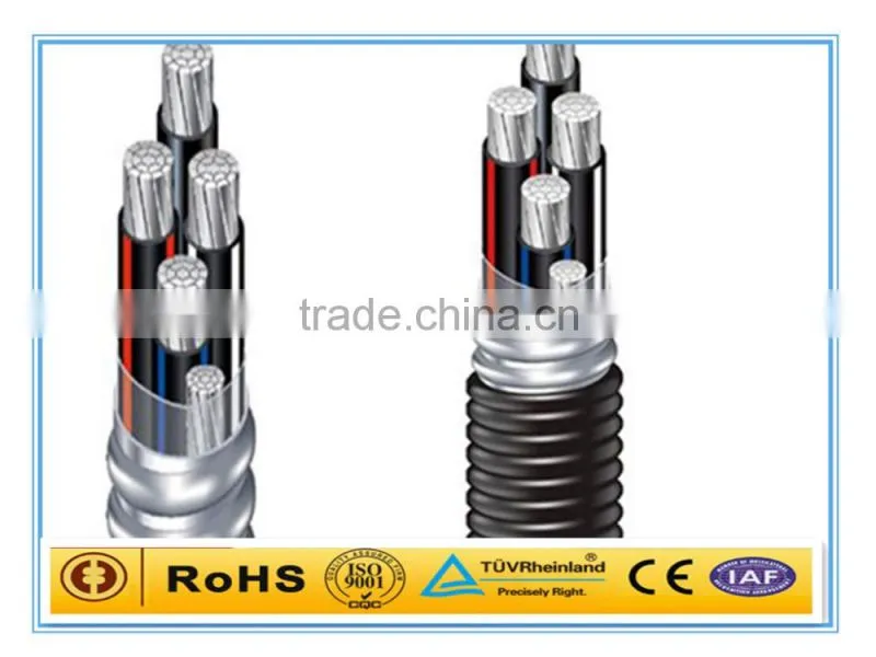 ZR -YJLV22 copper(Aluminum) conductor PVC or XLPE Insulated and Sheathed Flame Retardant Power Cable