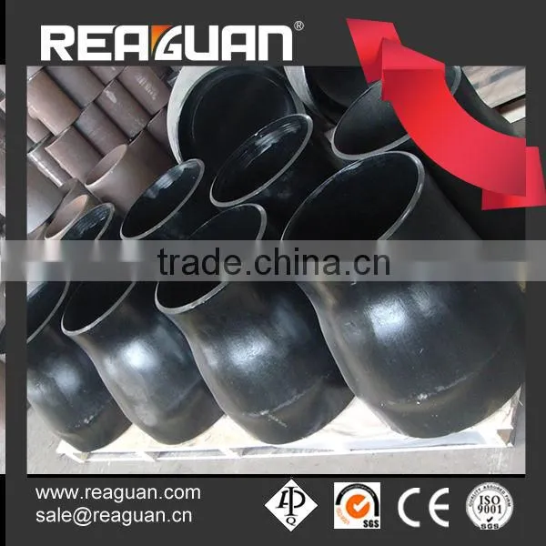 butt welding carbon steel pipe tee pipe fittings