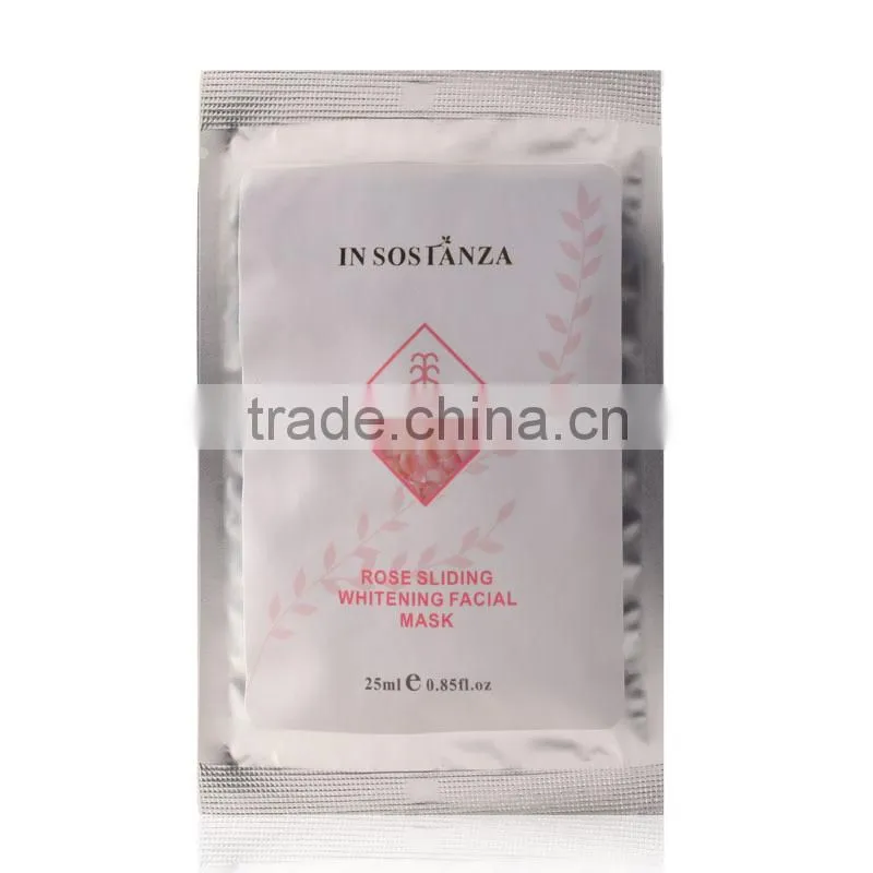 Sliding rose whitening facial mask