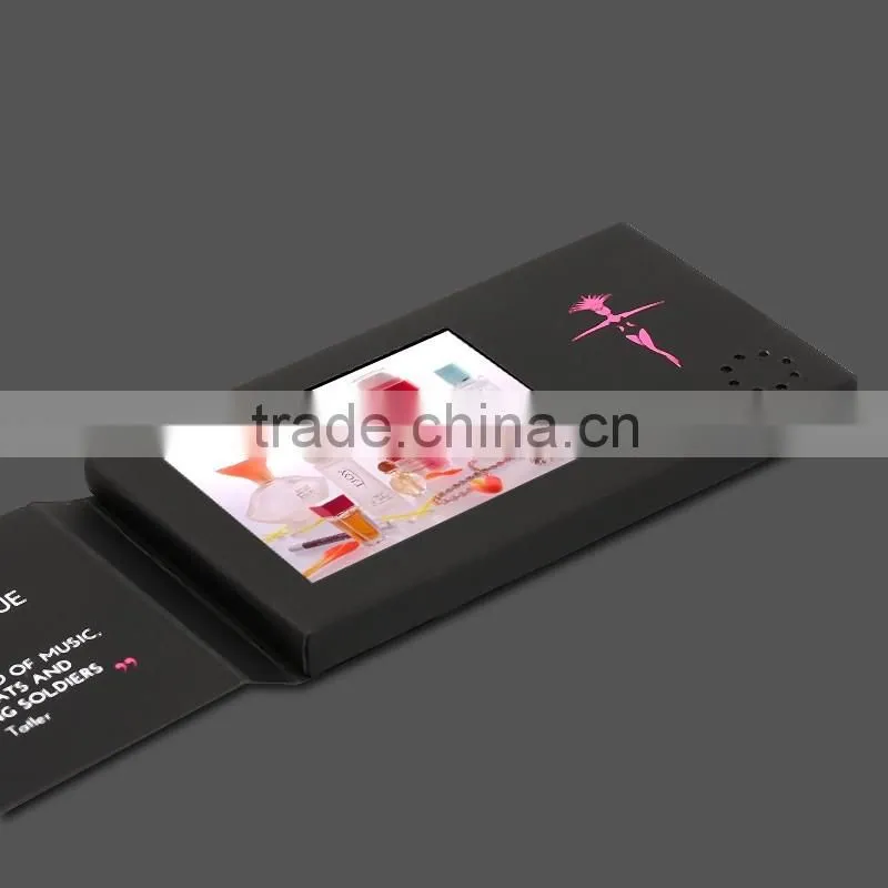 Popular LCD Video Greeting Card As Promotional Gift