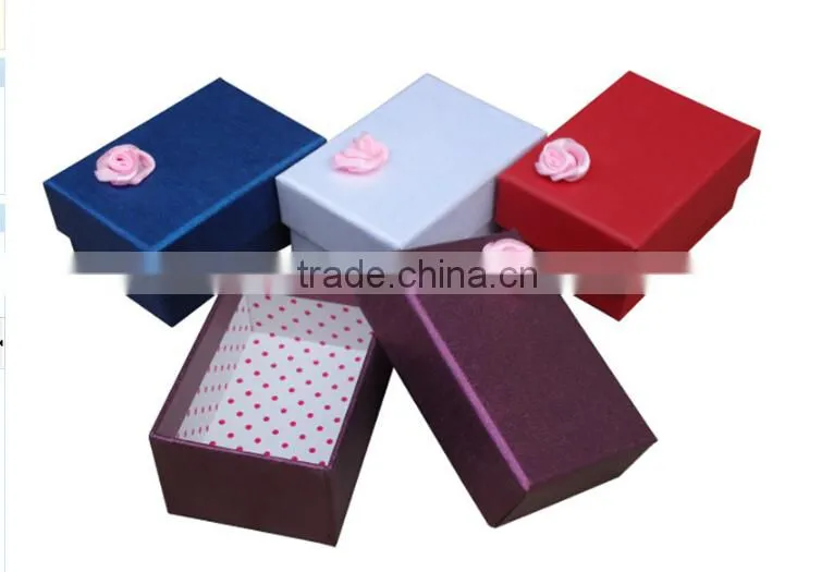 Fancy flower paper gift packaging box