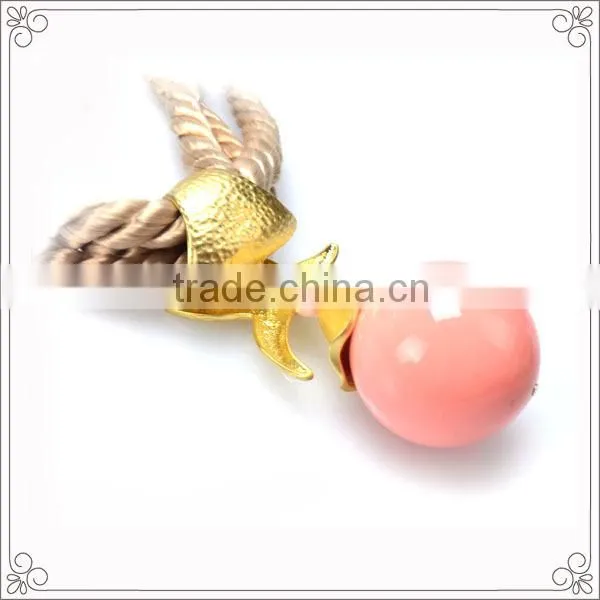 Green Cord Vintage Alloy Resin Jewelry Necklaces For Unisex