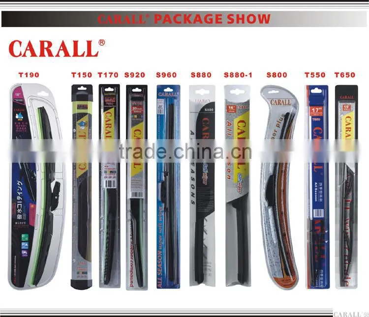 wiper blade with graphite coated