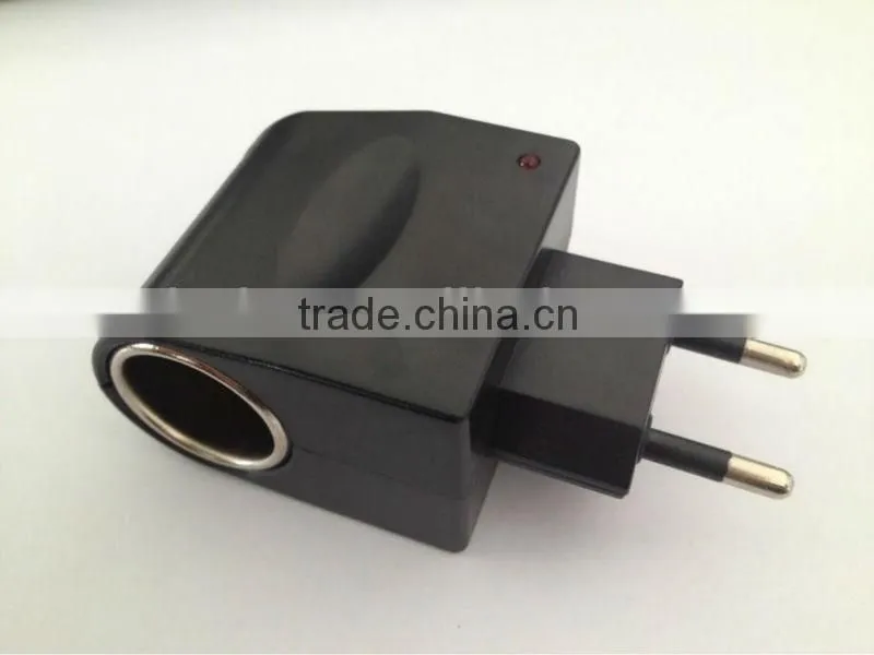 EU plug 110/240V to 12V AC/DC adapter car charger converter