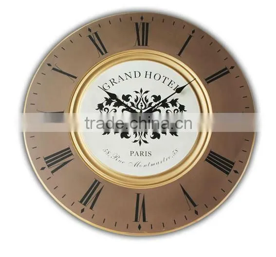 Digital wall clock with screen printing
