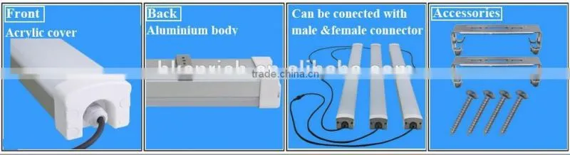 Super brightness Emergency led tri-proof