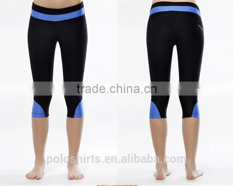 Ladies 87% Polyester 13% Spandex Running Wear Dri-Fit Gym Pants for Women