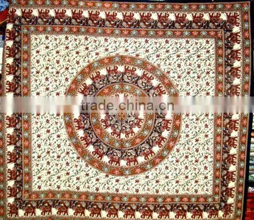 Celtic Design Cotton Bed Spread cover