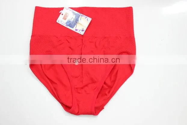 high waist comfortable nylon women seamless briefs