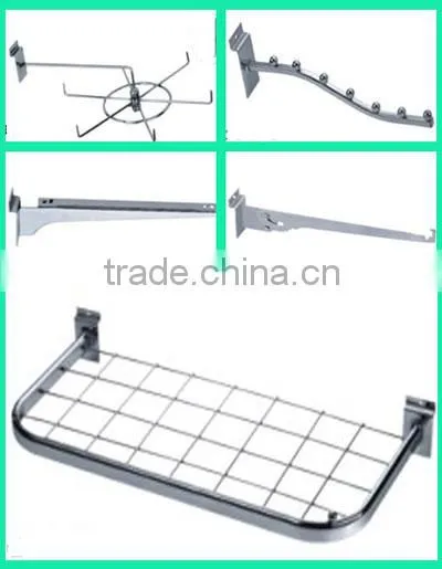 Detachable exhibition display rack used 4' x 4' slatwall panel