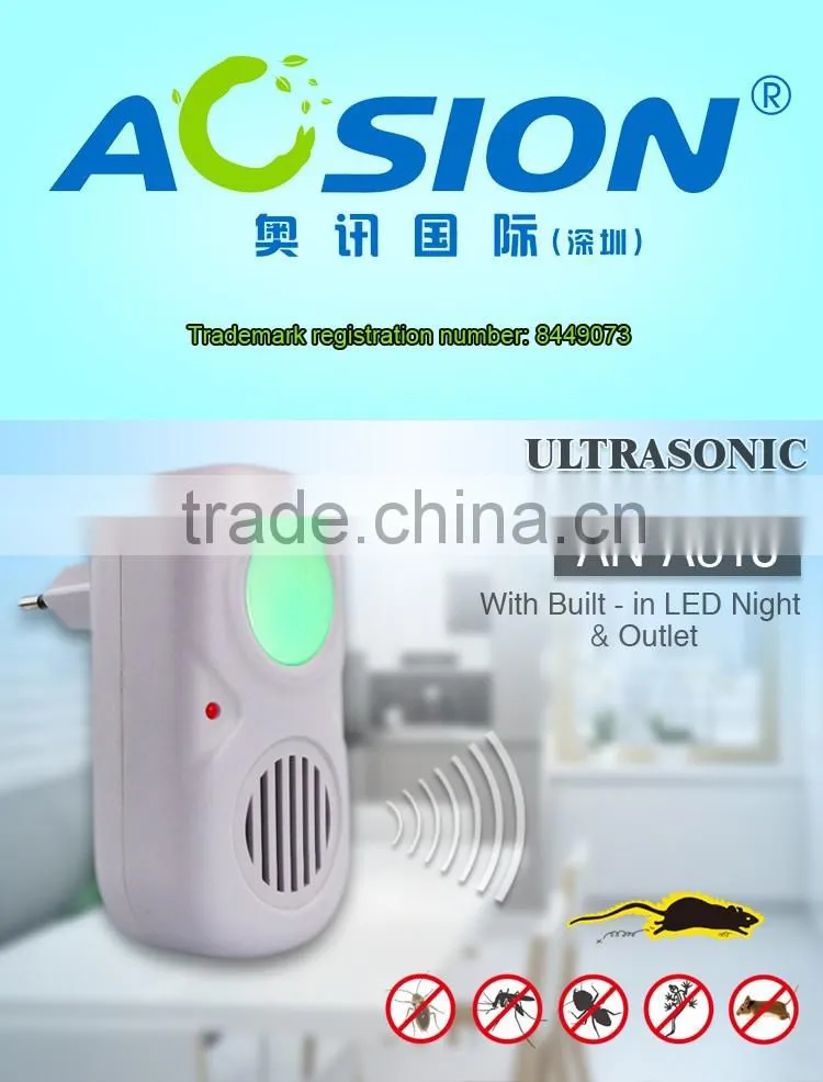 Top Rated Aosion Eco-Friendly Feature with night light electronic plug in insect repeller