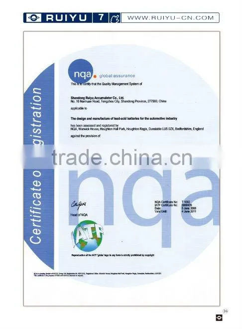 Automotive battery