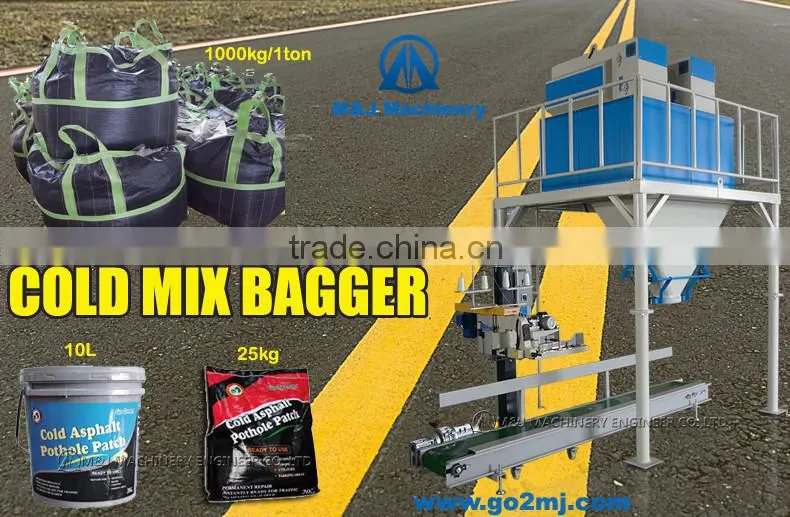 cold mix asphalt bagging weight machine 25kg