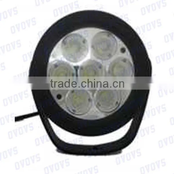 Round 70w led auto light led driving light for truck, atv, suv, 4x4 car accesories