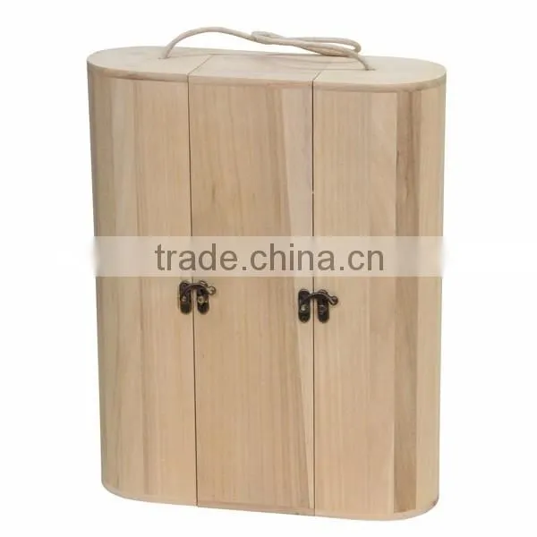 Trade assurance High Quality China supplier single one bottle wooden wine box