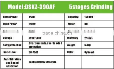 trash disposer DSKZ-390AF 5stage grinding