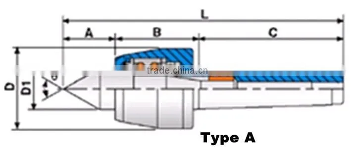 CNC Precision Lathe High Speed MT3 MT4 MT5 Live Center