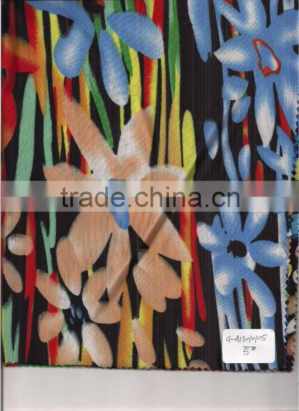 Poly Knitting Printed Fabric Stock:G-A13070105 5#