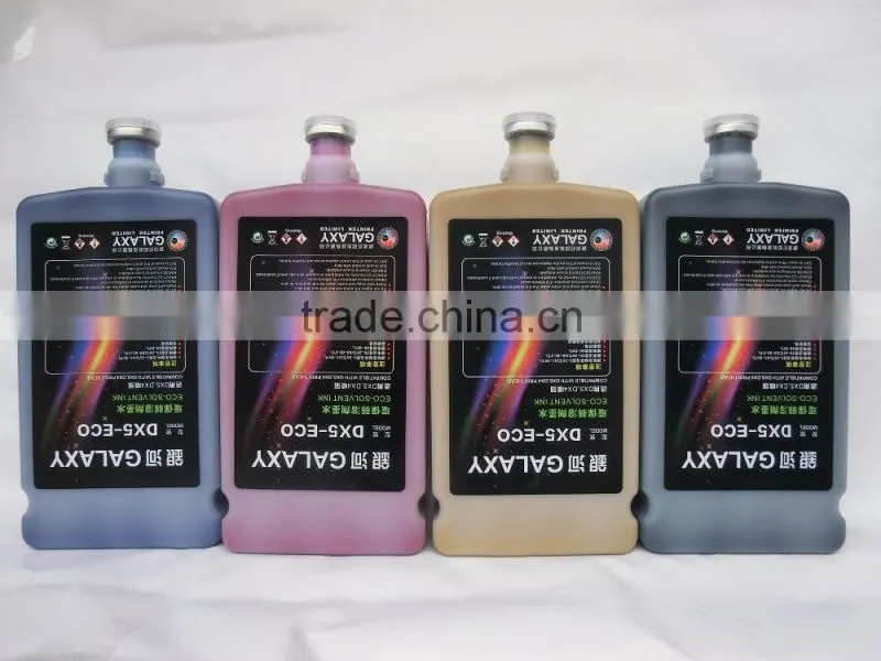 Original Galaxy dx5 eco solvent printing ink for Mimaki Roland Mutoh printer