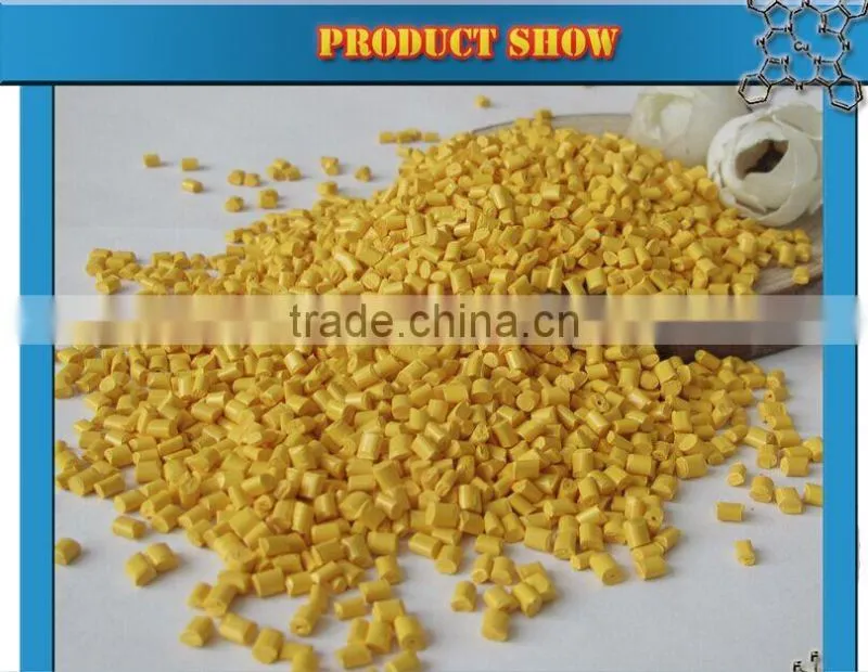 Yellow PE masterbatch for waste bag