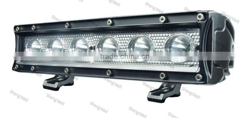 ShengWell Auto led light bar 30W 9-32V IP67 Single Row led light bar 10" CREE led bar light 12v led light bar