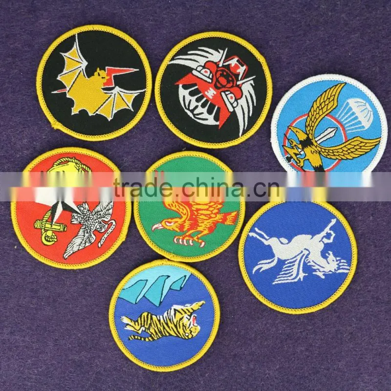 Wholesale Custom Embroidery Patch self-adhesive Machine Woven Badges