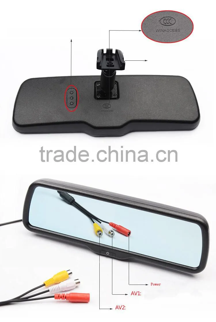 Fast start up car dvr wireless dashcam non-interfering hd car dvr rearview mirror wireless backup camera , welcome inquiry ~~~