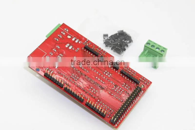made in china RAMPS 1.4 Shield For Mega2560 +1Pcs Cooler Cooling Fan + 4*4 Pin Cables / Wires for Reprap Prusa Mendel Makerbot