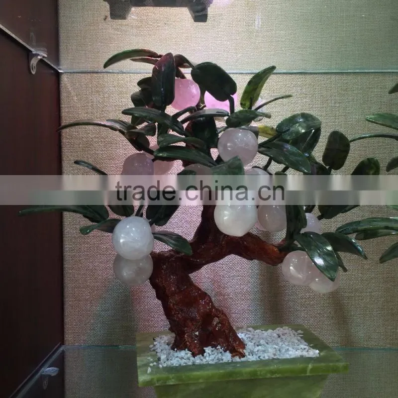 Precious Beautiful Rose Crystal Trees Ornaments