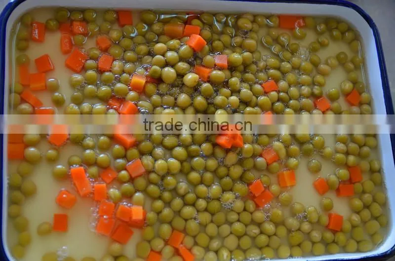 300g400g800g3000g Canned green peas with carrots