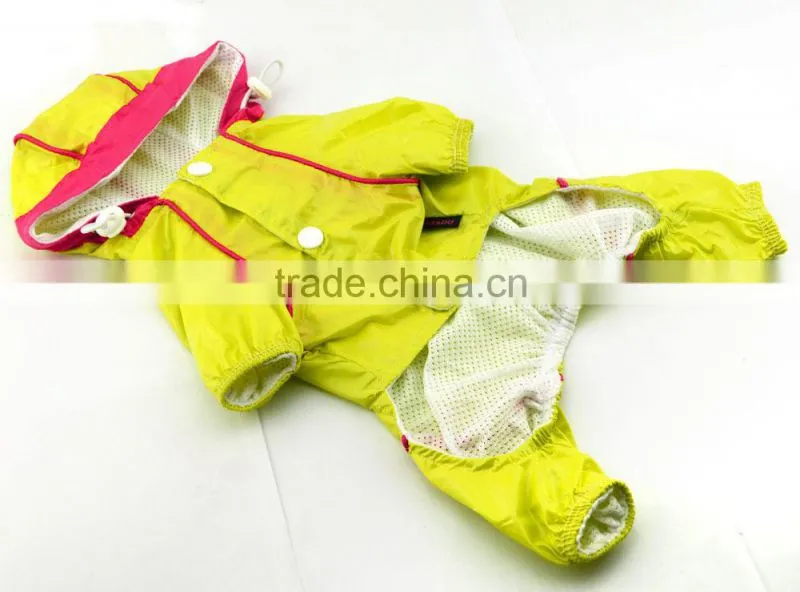 promotional double layer dog raincoat