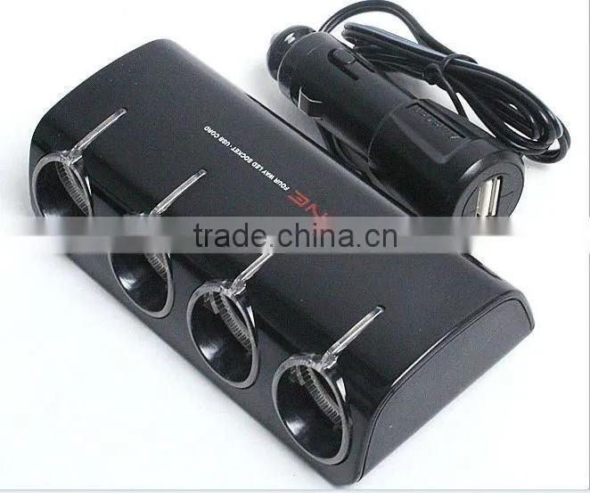 ac dc car cigarette lighter socket adapter