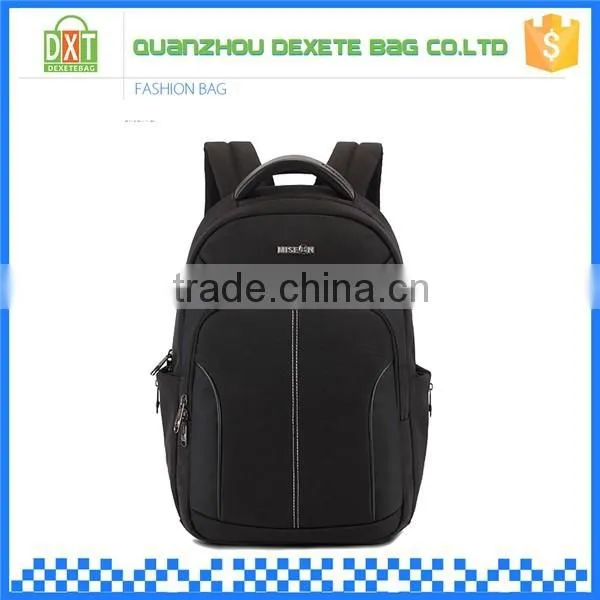 Boys top quality waterproof polyester laptop black school bags backpack