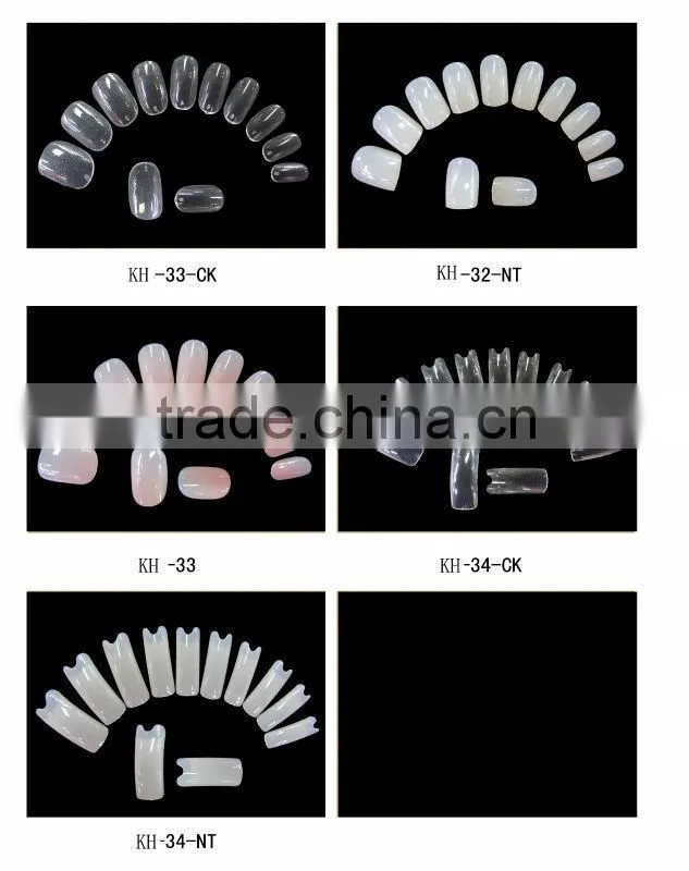 wholesale different styles of acrylic nail tips 70pcs 100pcs 200pcs 500pcs box