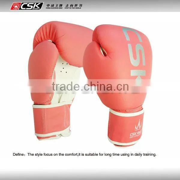Synthetic leahter cheap training boxing gloves
