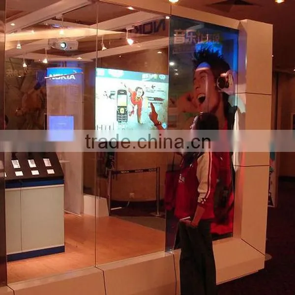 Low price rear projection holographic display used for store windows